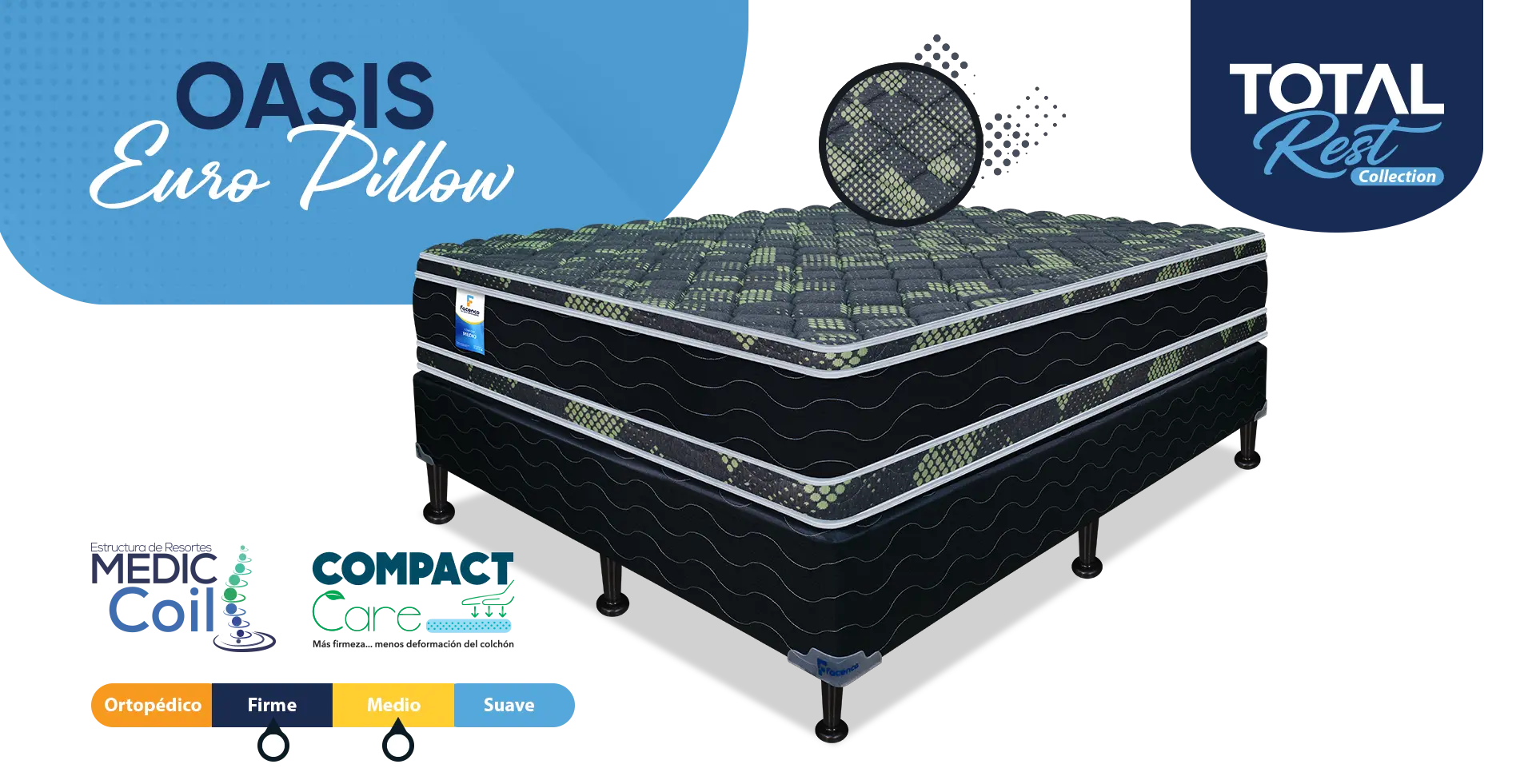Zen Doble Pillow Camas Facenco Guatemala