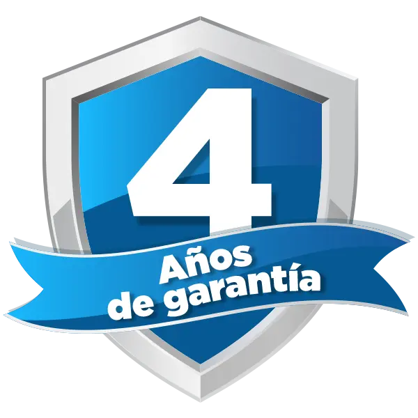 4 años de garantia